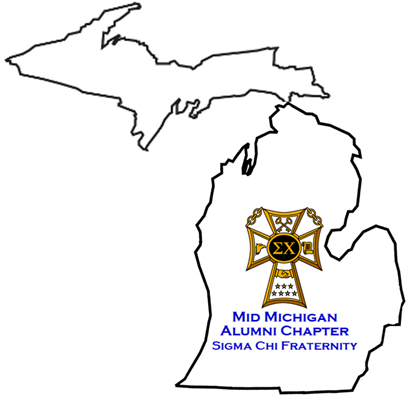 mid michigan sigma chi alumni legacy logo